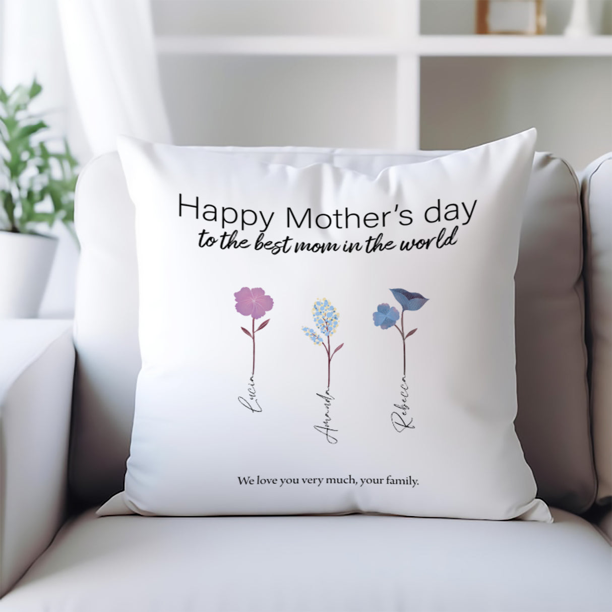 'Happy Mother’s Day’ Personalized Pillow