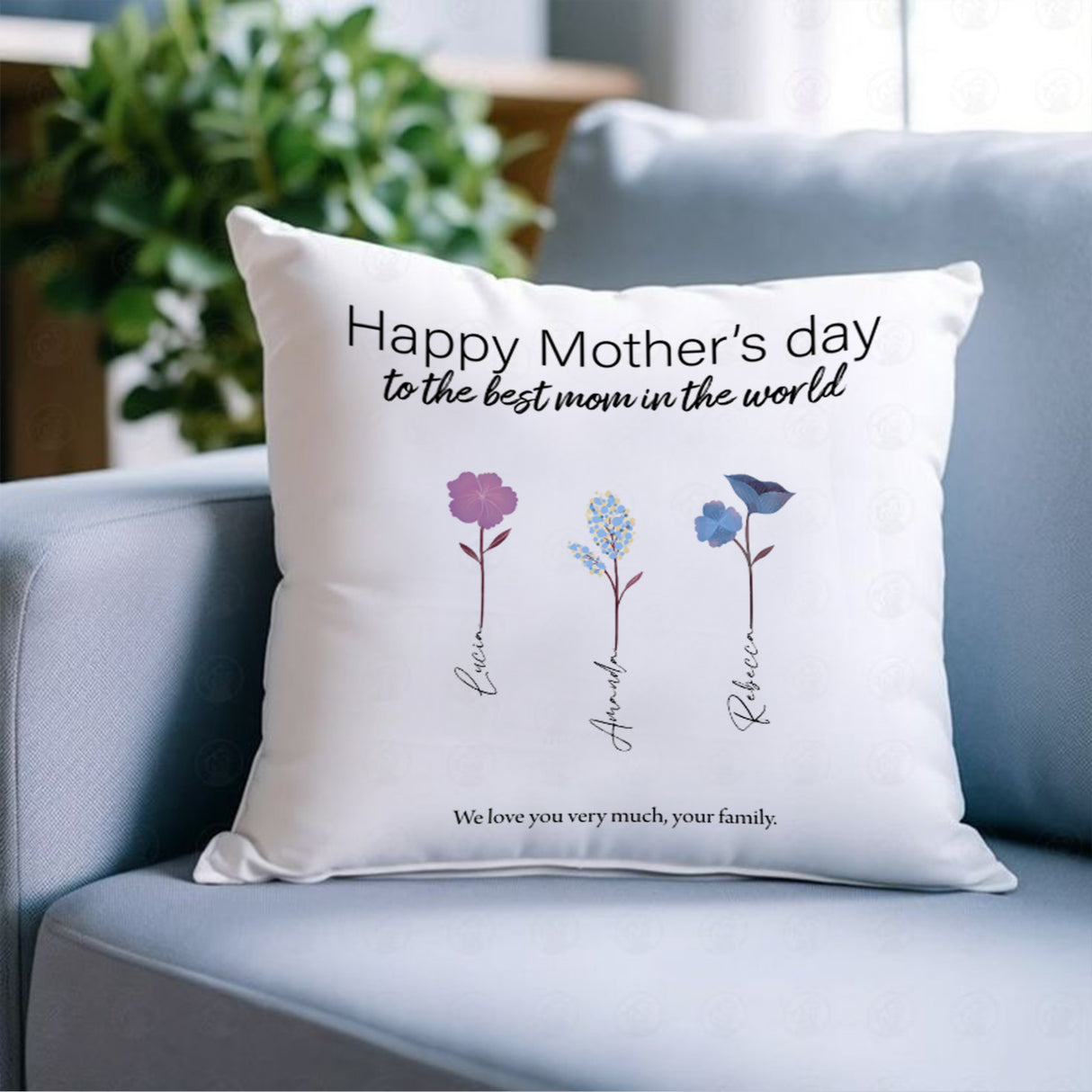 'Happy Mother’s Day’ Personalized Pillow