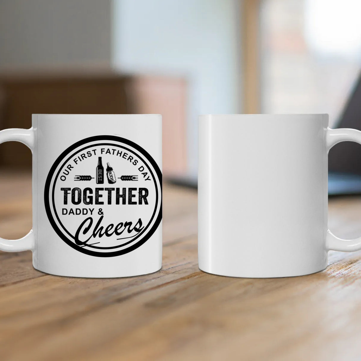 'First Father's Day Together' Coffee Mug