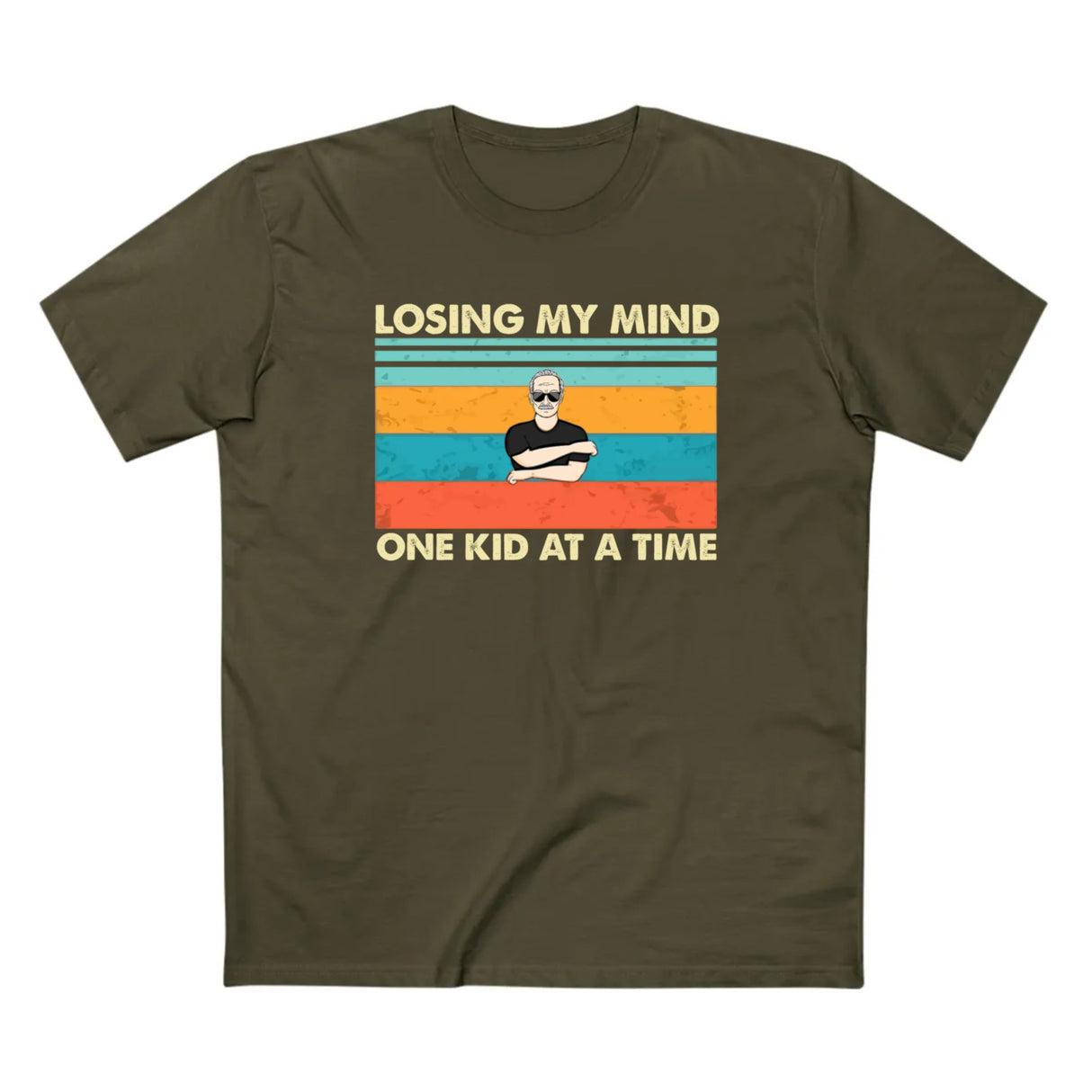 'Losing My Mind' Personalized Father's Day T-Shirt