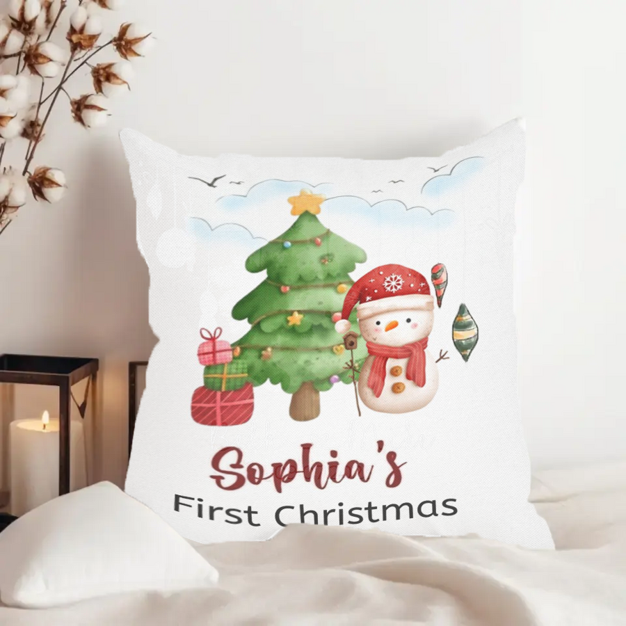 'My 1st Christmas' Pillow