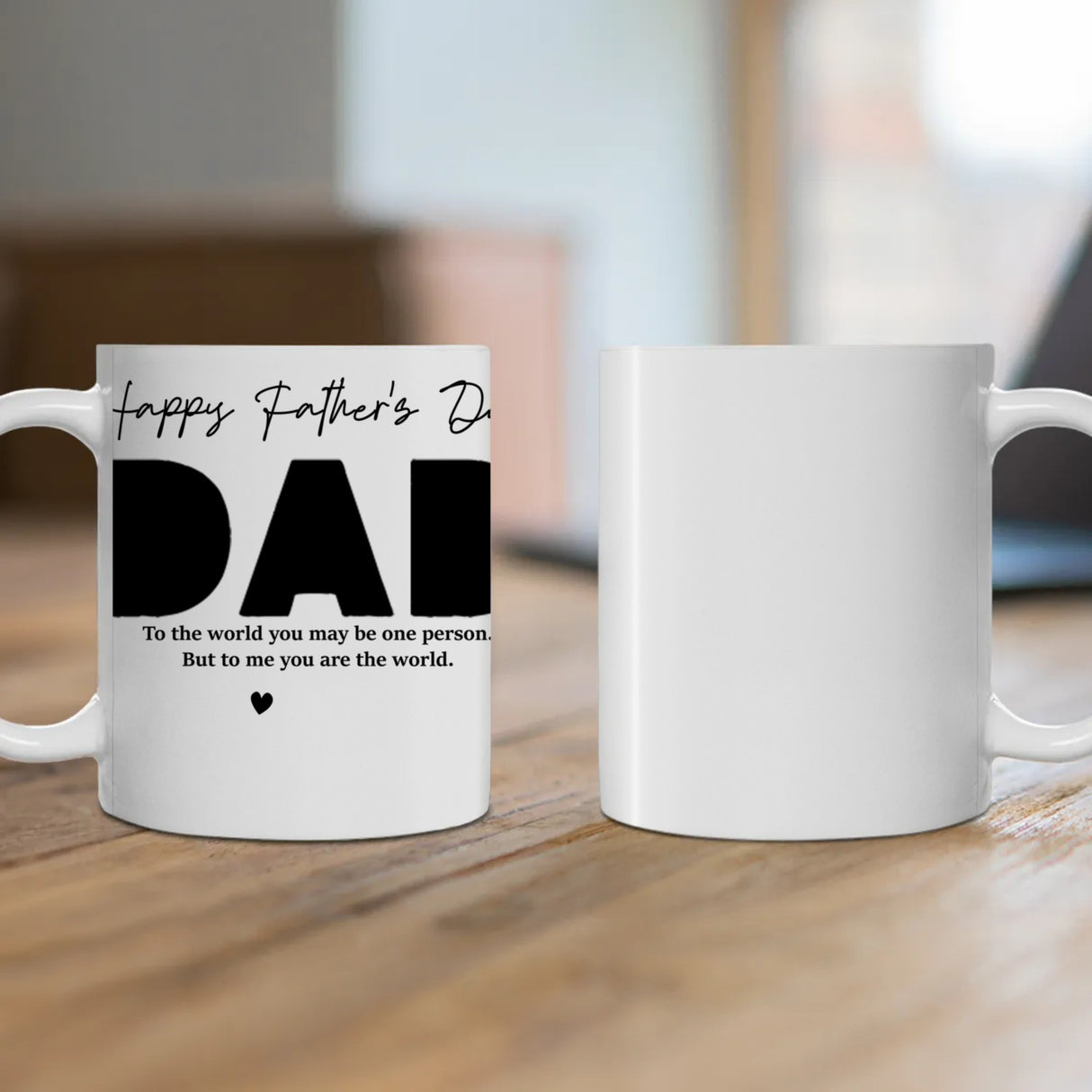 Happy Fathers Day 'DAD' Photo Mug