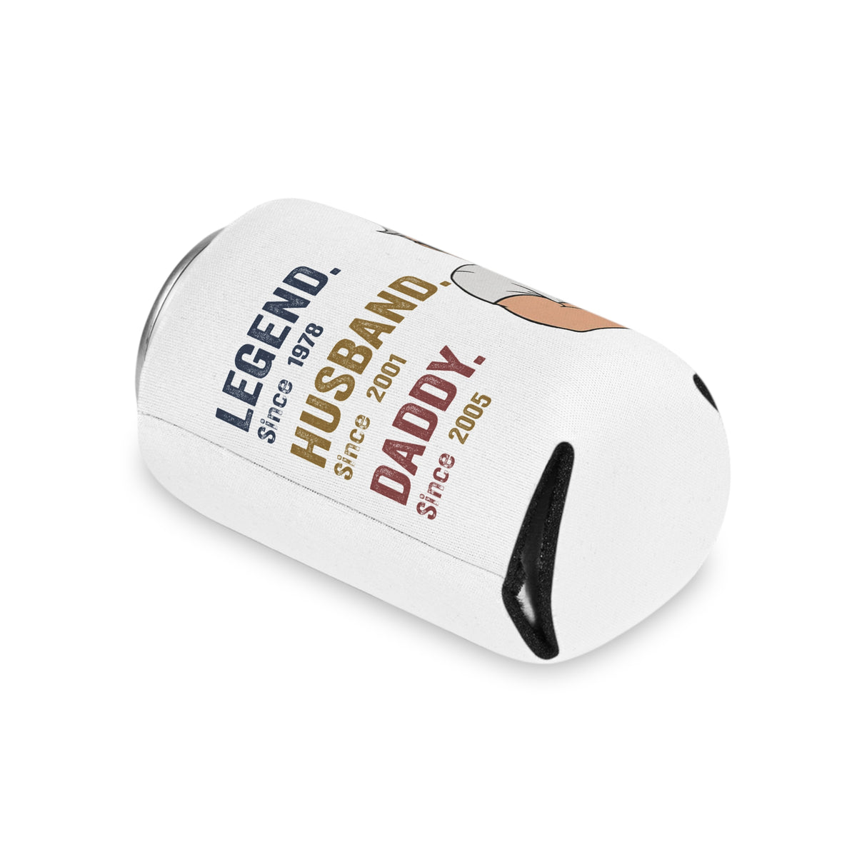 'Legend-Husband-Daddy' Personalized Can Sleeve