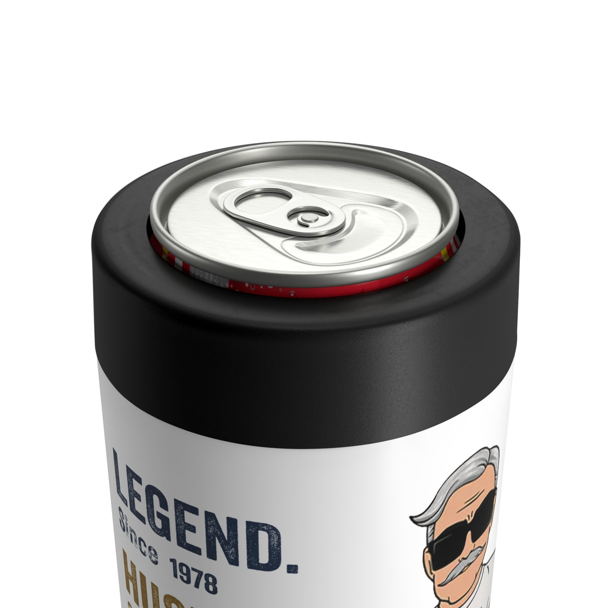 "Legend-Husband-Daddy" Personalized Can Cooler