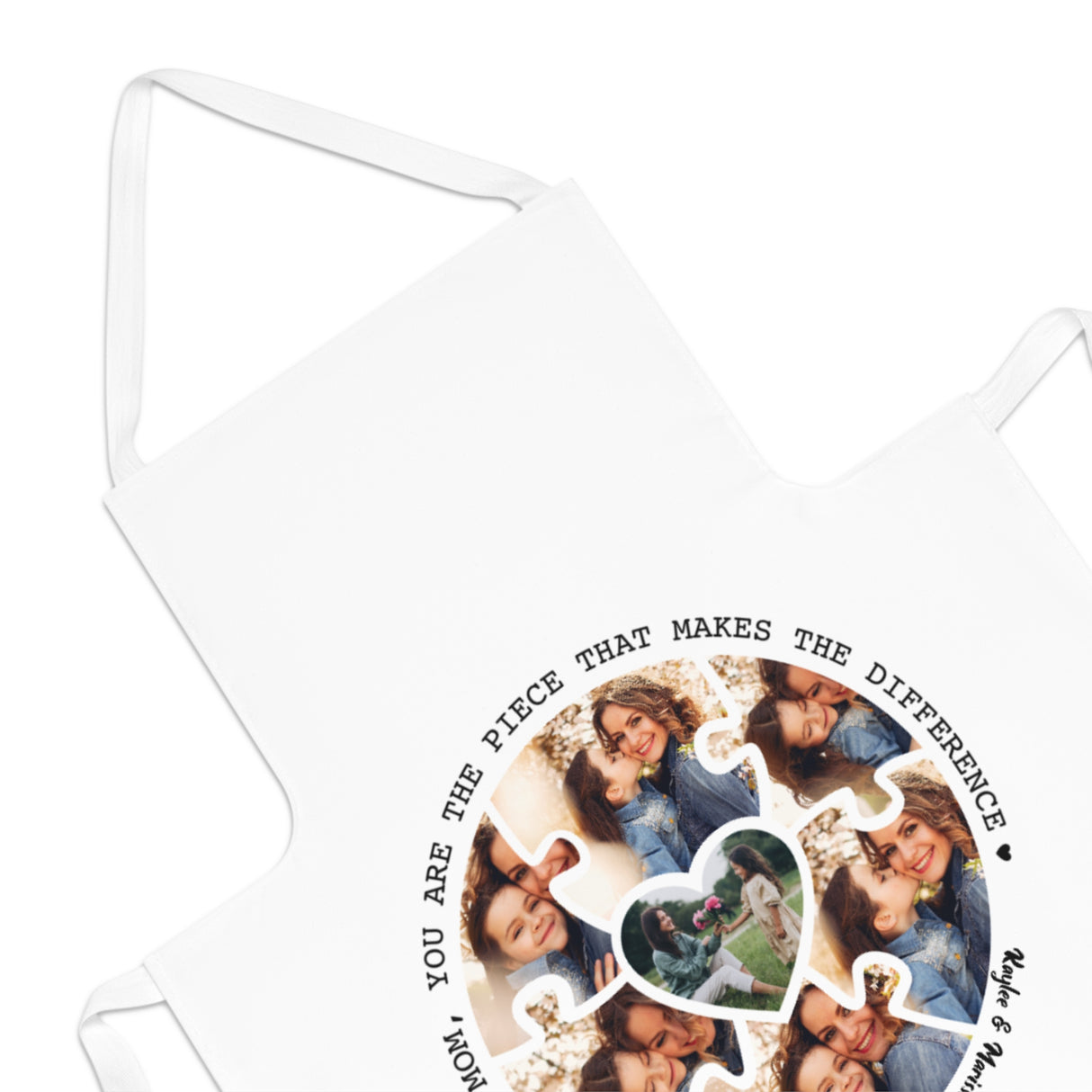 Personalized 'Photo Upload 'Mom Apron