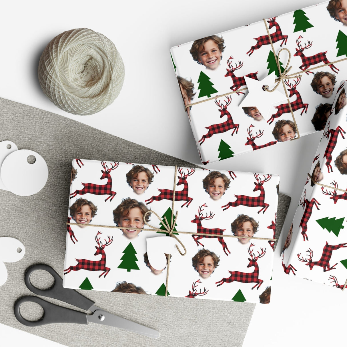 Christmas Selfie Wrapping Paper