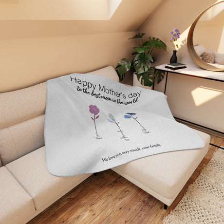 'Happy Mothers Day’ Personalized Blanket