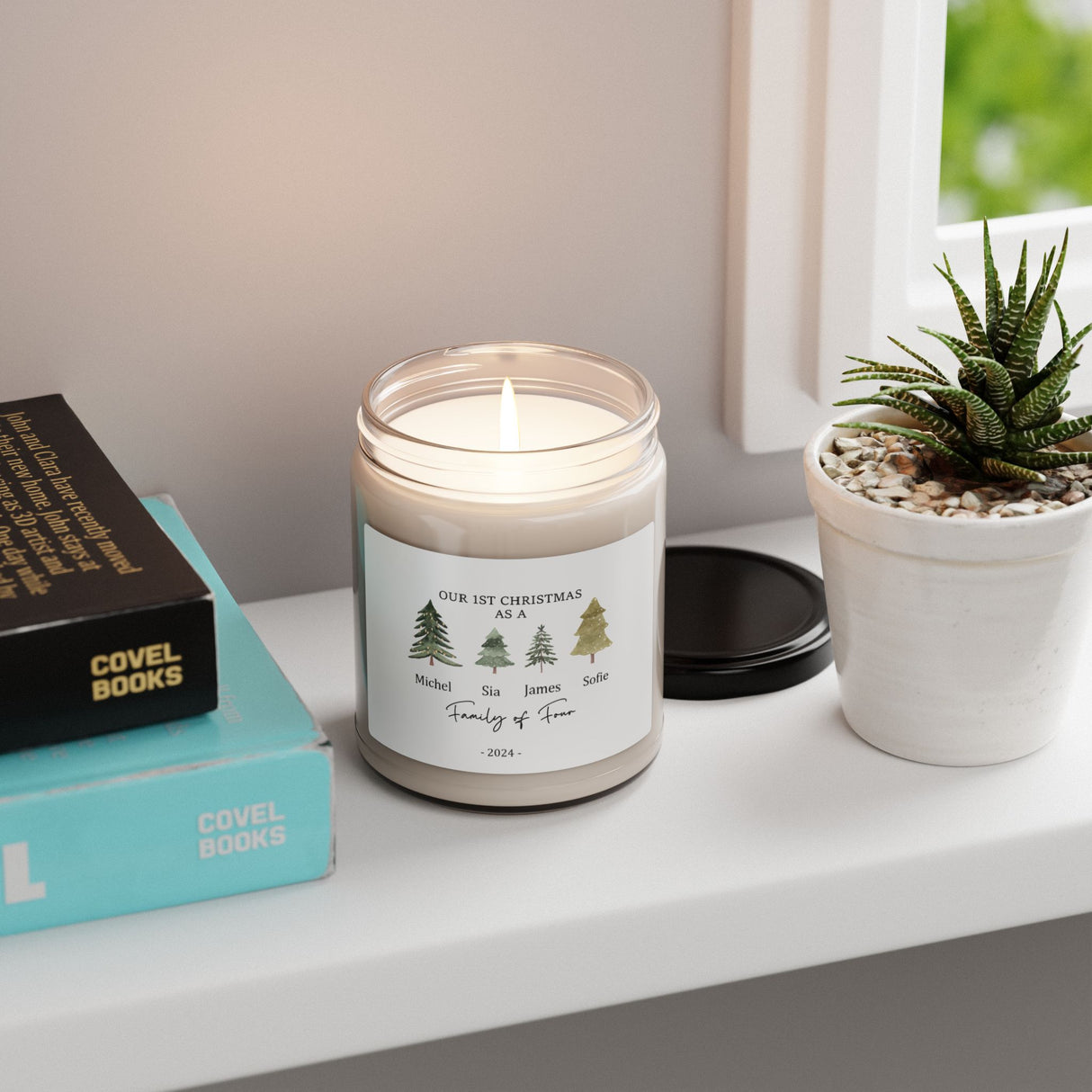 'Our 1st Christmas as a Family' Soy Candle