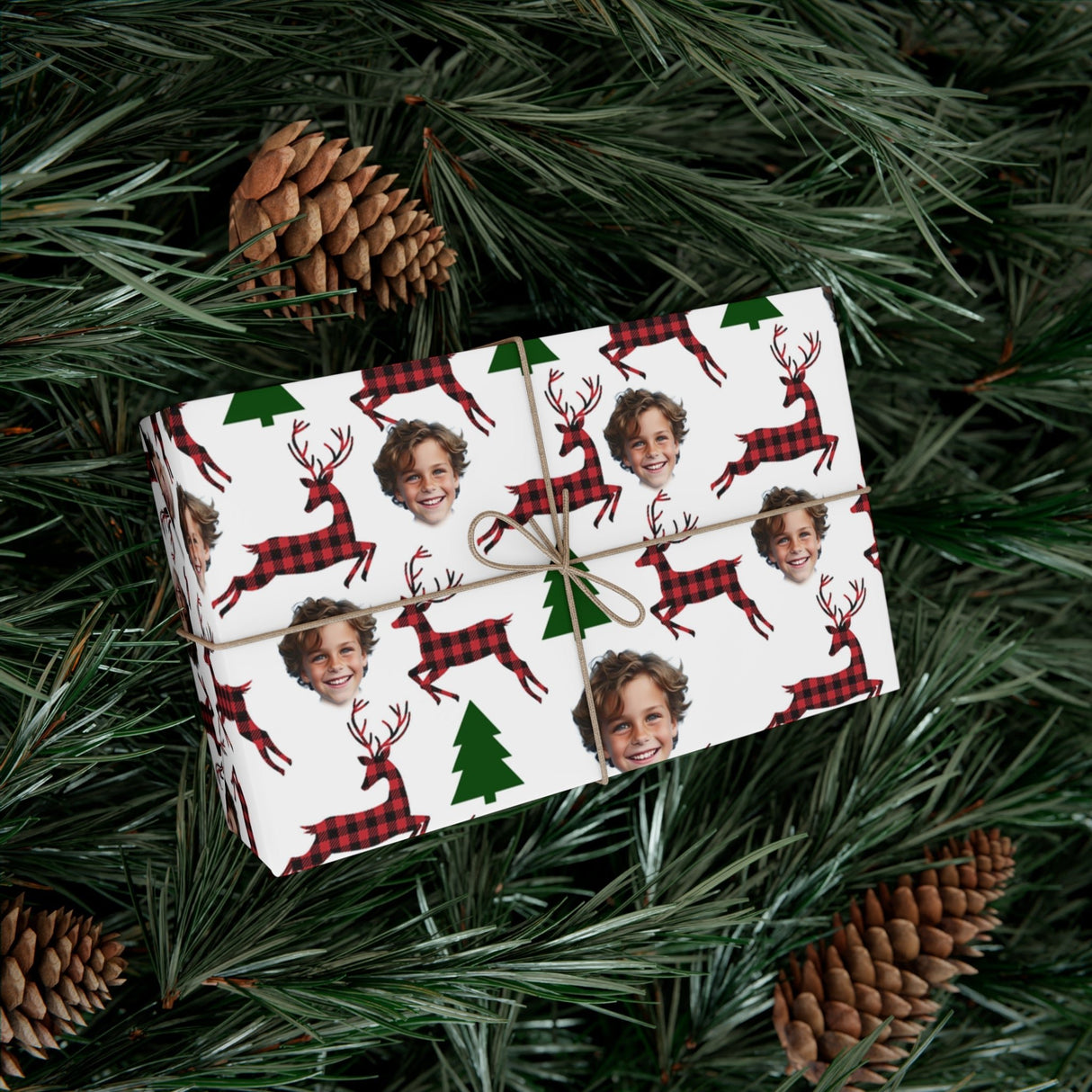 Christmas Selfie Wrapping Paper