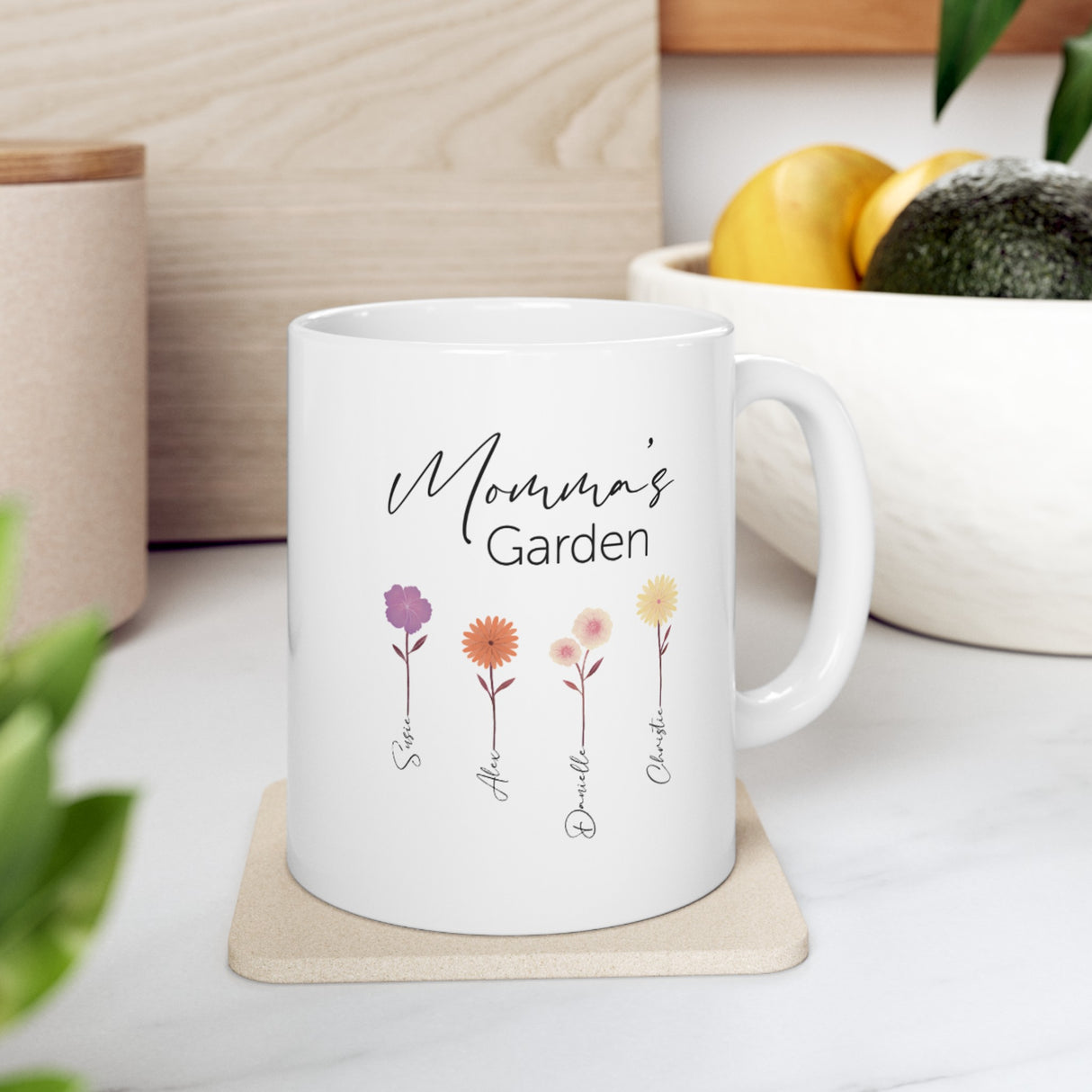 ‘Momma's Garden’ Personalized Mug