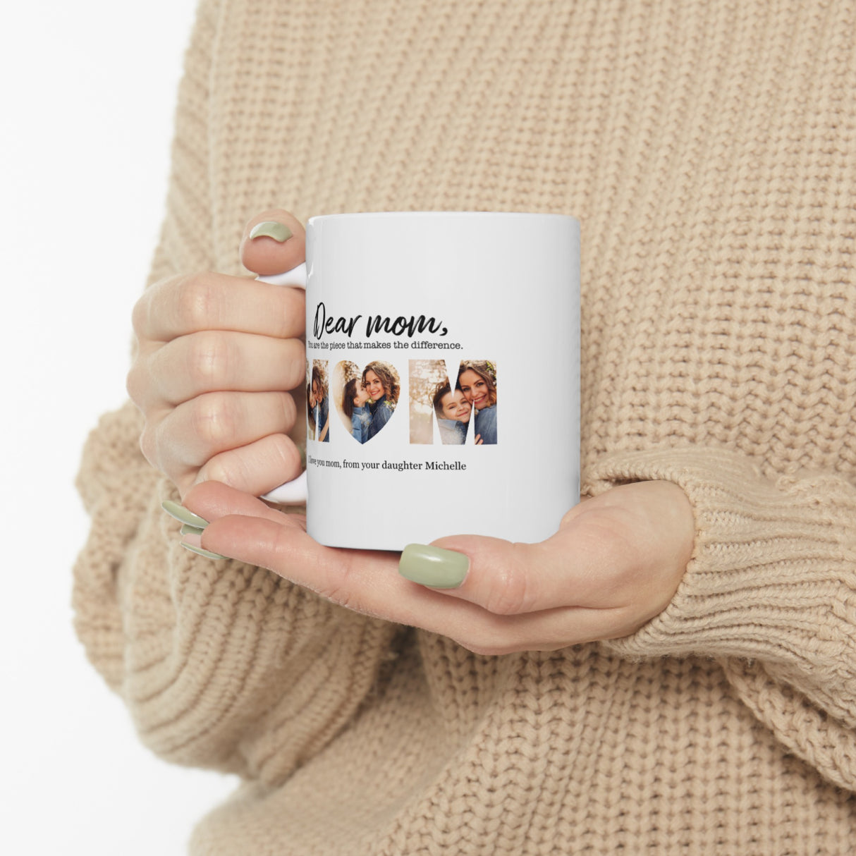 'Dear Mom’ Personalized Mug