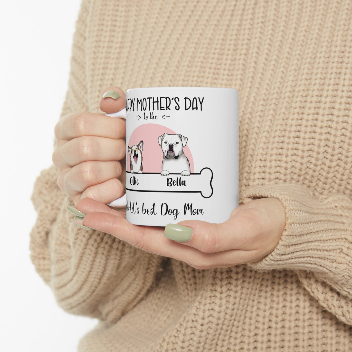 'Dog Mom’ Personalized Mug