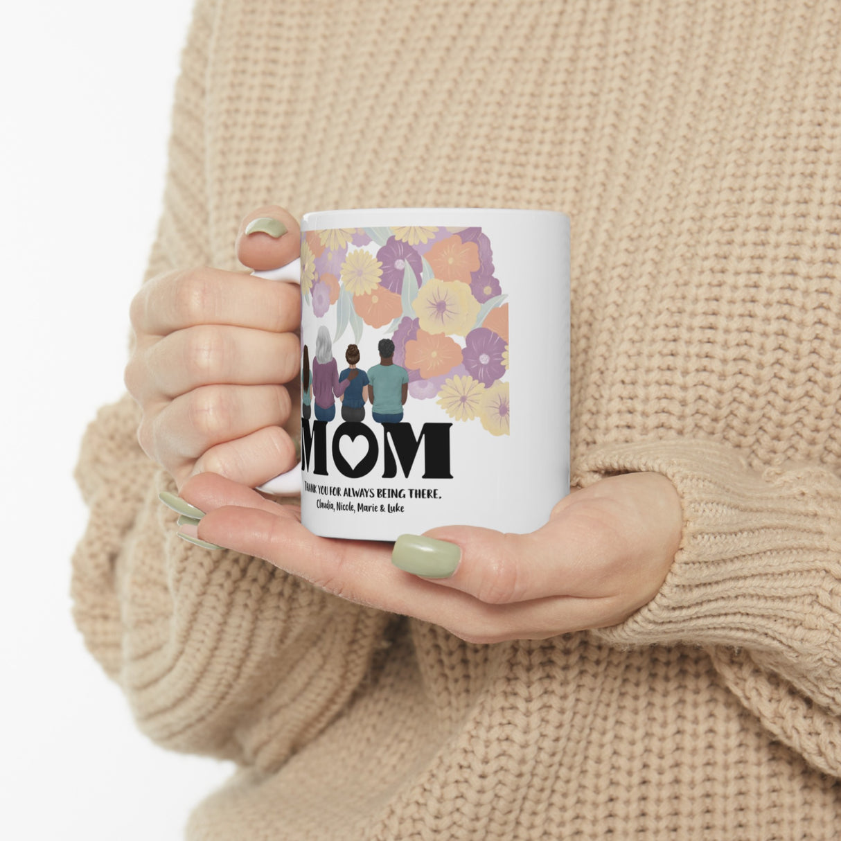 'Thank you Mom’ Personalized Mug