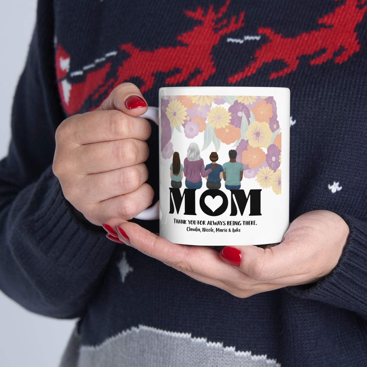 'Thank you Mom’ Personalized Mug