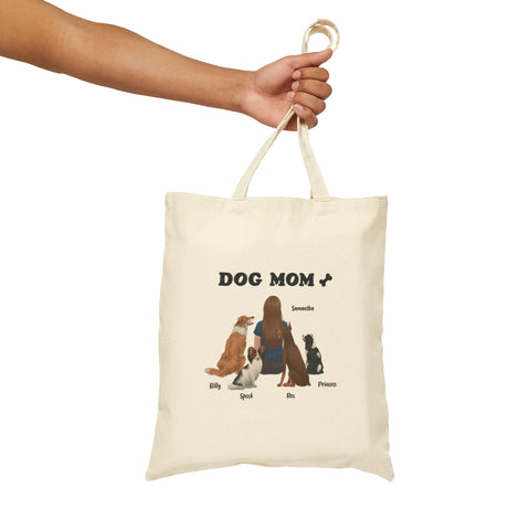 'Dog Mom’ Personalized Tote Bag