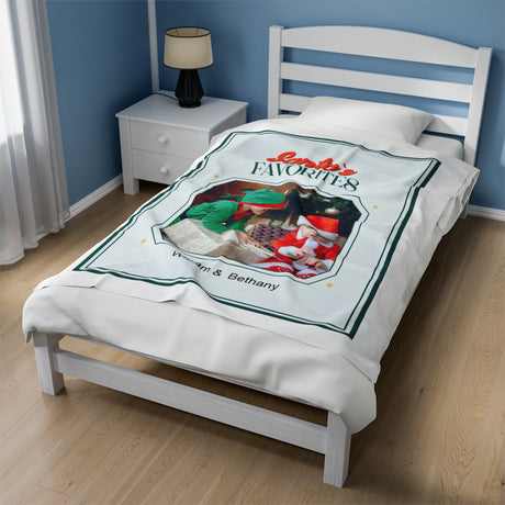 'Santa's Favorite' Fleece Blanket