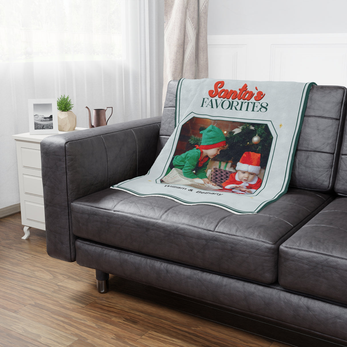 'Santa's Favorite' Fleece Blanket