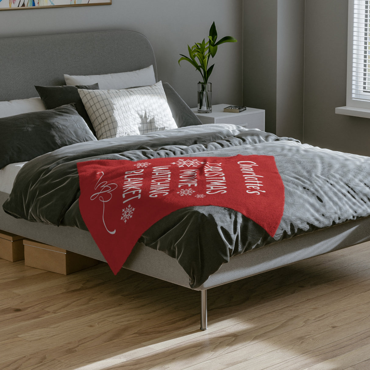 Personalized 'Christmas Movie Watching' Blanket