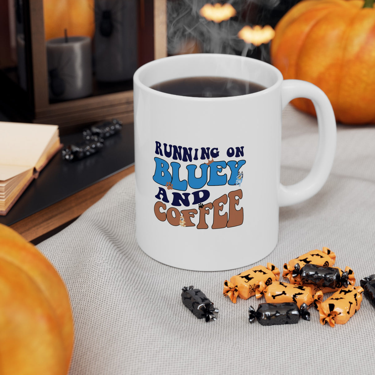 'Running on Bluey' Coffee Mug