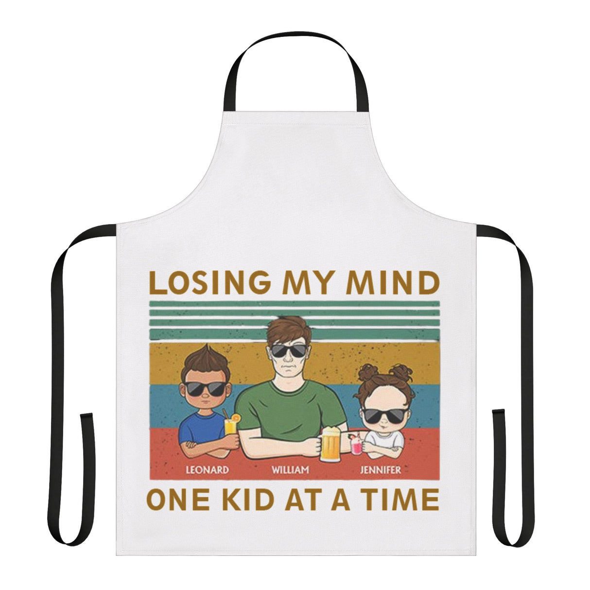 'Losing My Mind' Personalized Father's Day Kitchen Apron