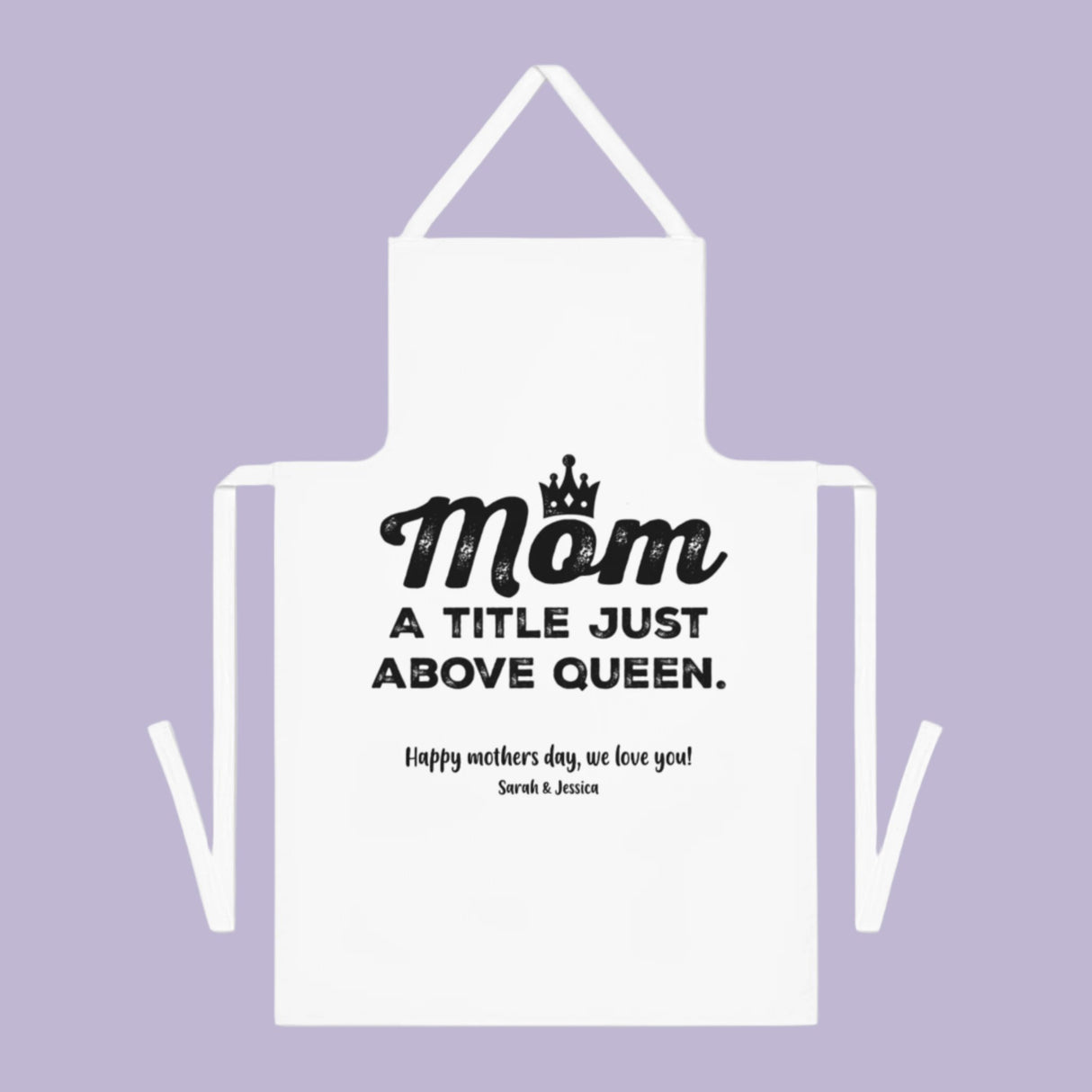 'Queen Mom’ Personalized Apron