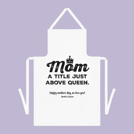 'Queen Mom’ Personalized Apron