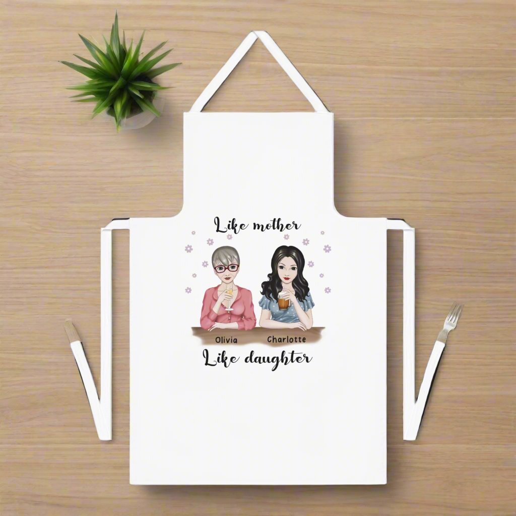 'LIke Mother Like Daughter’ Personalized Apron