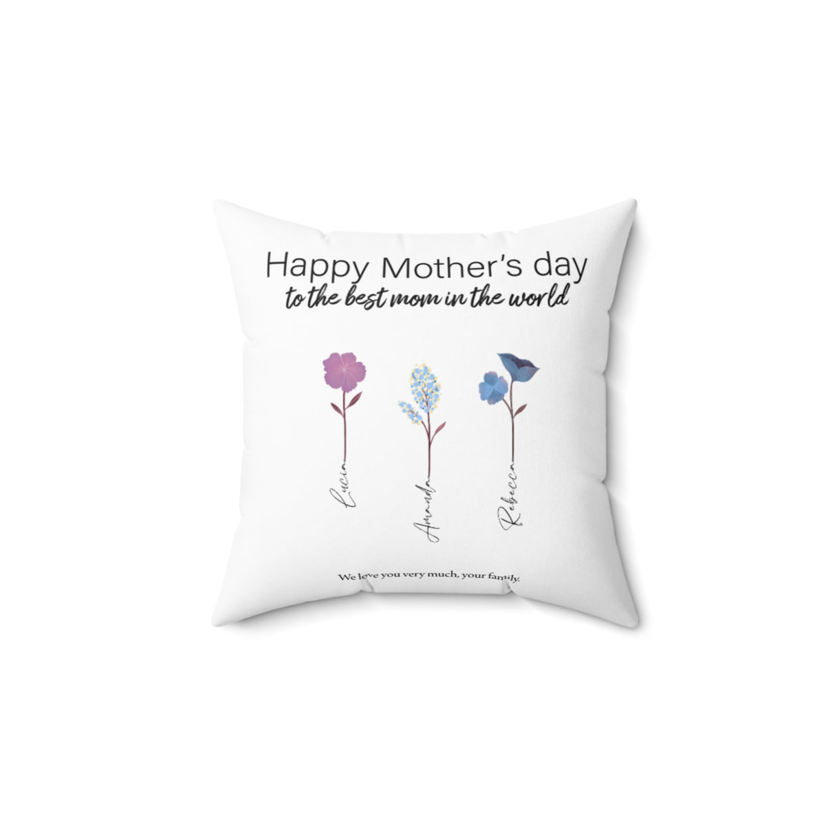 'Happy Mother’s Day’ Personalized Pillow