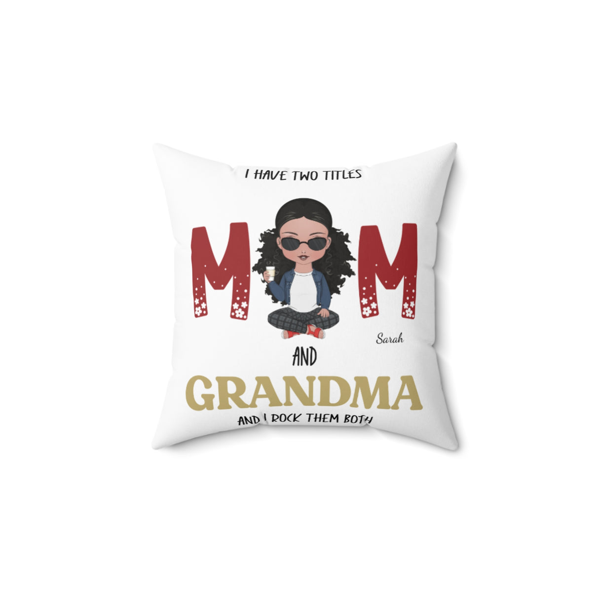 'Mom & Grandma’ Personalized Pillow