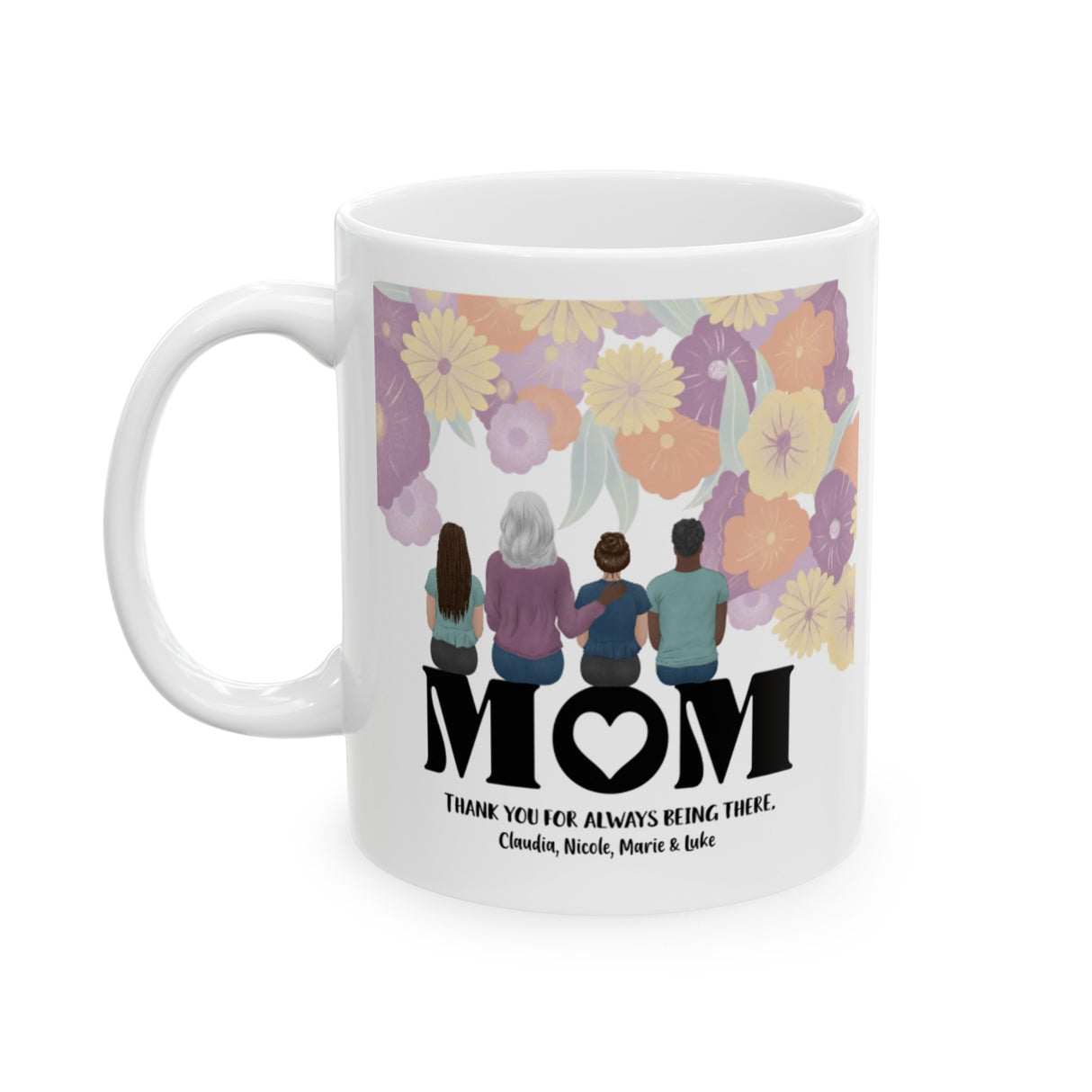 'Thank you Mom’ Personalized Mug