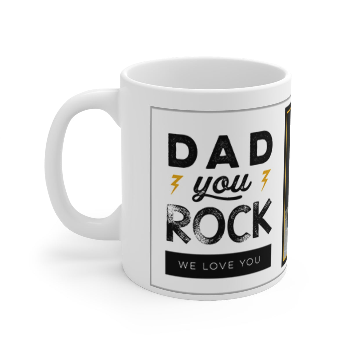 'Dad You Rock' Photo Coffee Mug