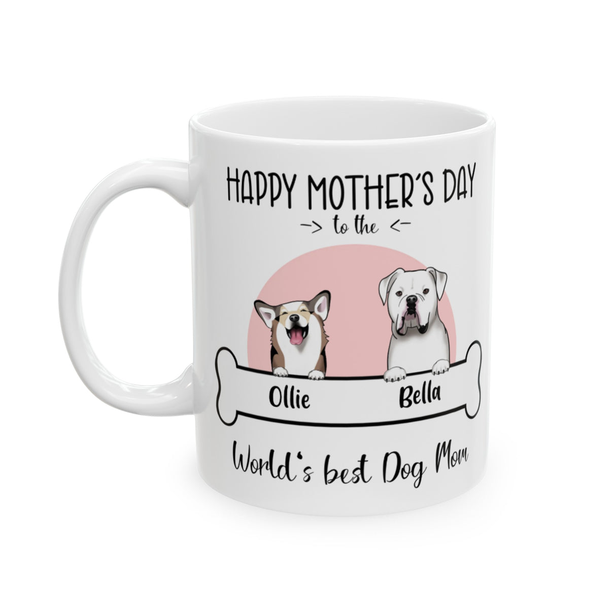 'Dog Mom’ Personalized Mug