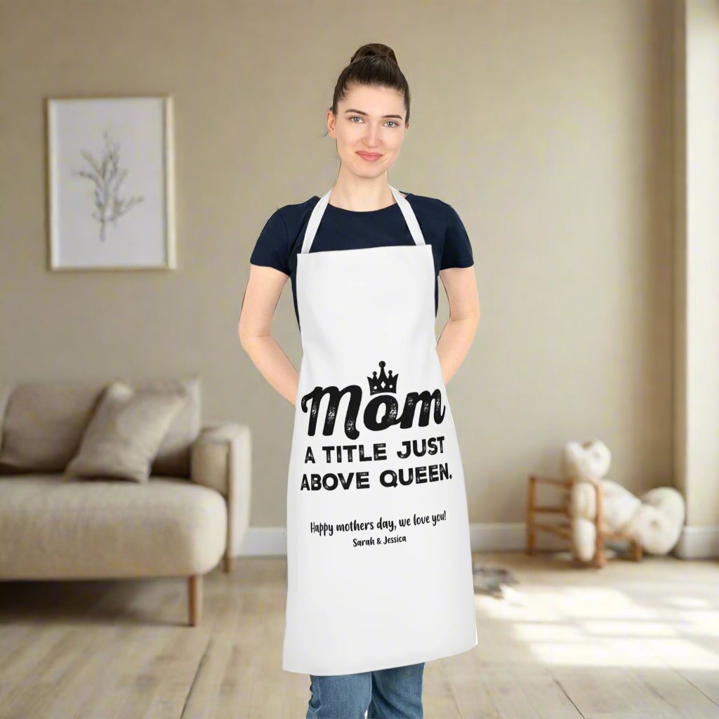 'Queen Mom’ Personalized Apron