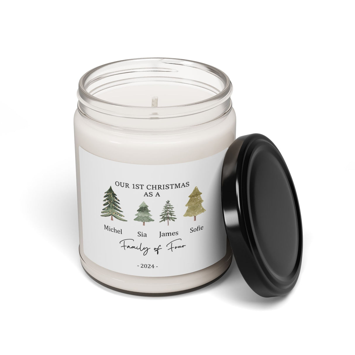 'Our 1st Christmas as a Family' Soy Candle