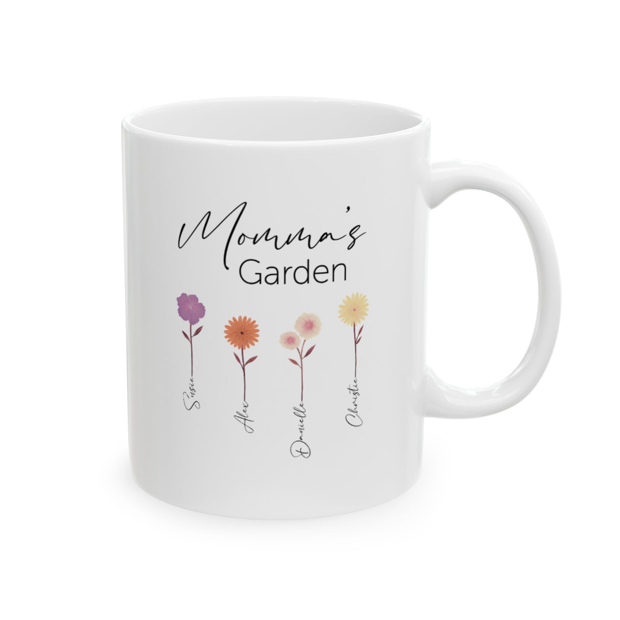 ‘Momma's Garden’ Personalized Mug