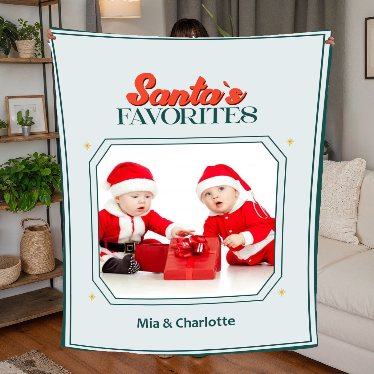 'Santa's Favorite' Fleece Blanket