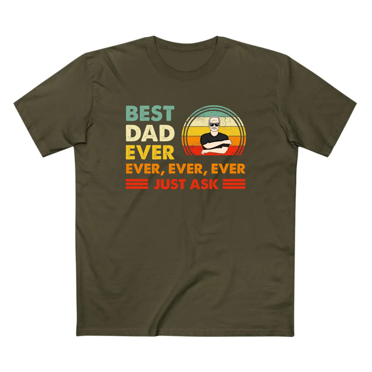 'Best Dad Ever' Personalized Family T-Shirt