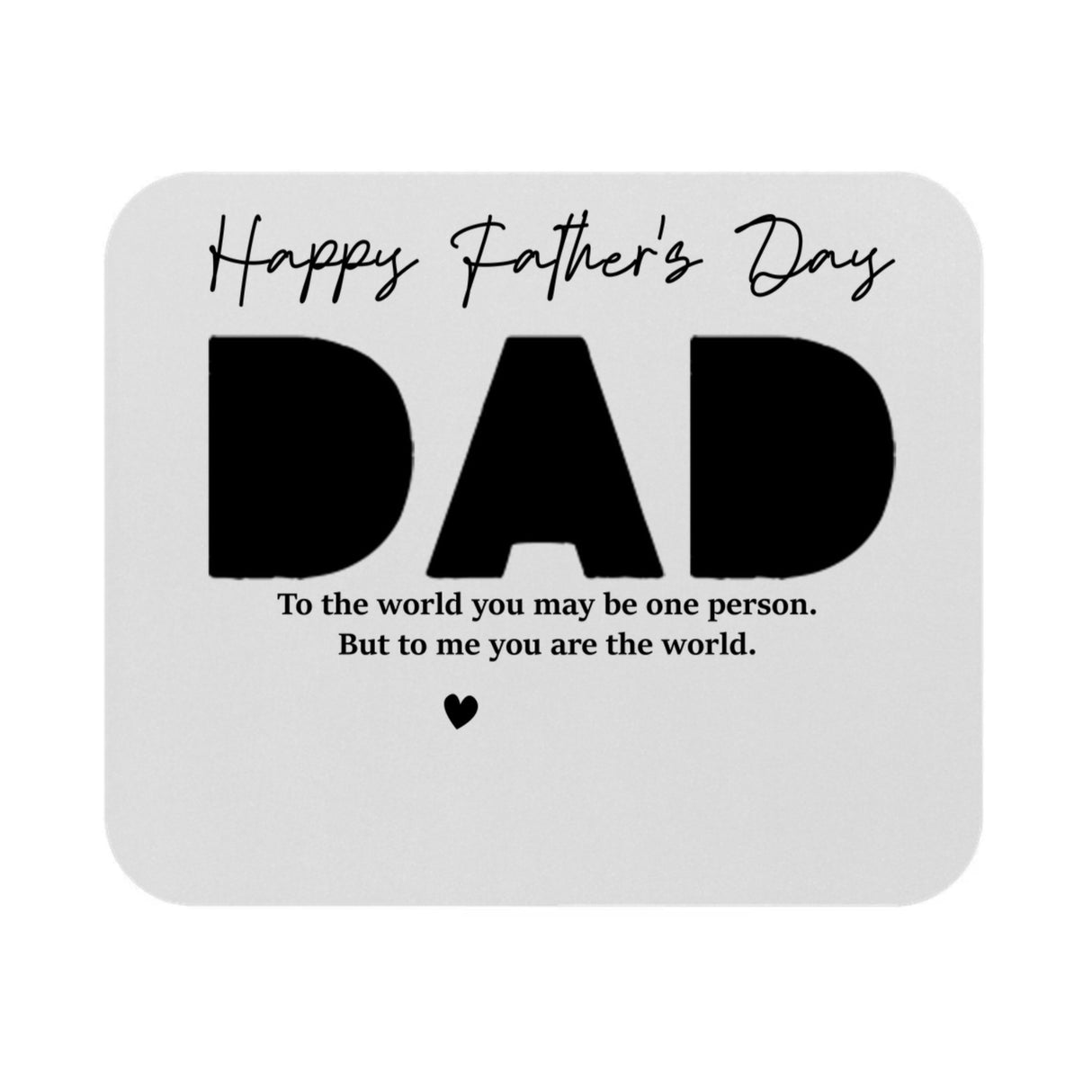 Happy Fathers Day Personalized Mouse Pad