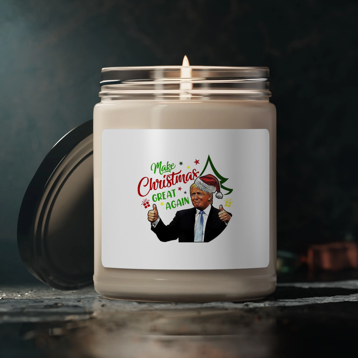 'Make Christmas Great Again' Soy Candle